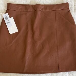 Wilfred Chestnut Mini Skirt